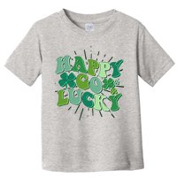 Cute Retro St Patrick's Day Happy Go Lucky Toddler T-Shirt
