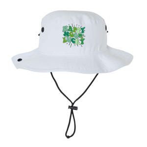 Cute Retro St Patrick's Day Happy Go Lucky Legacy Cool Fit Booney Bucket Hat