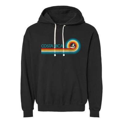 Costa Rica Surf Vintage Beach Surfer Surfing Gift Great Gift Garment-Dyed Fleece Hoodie