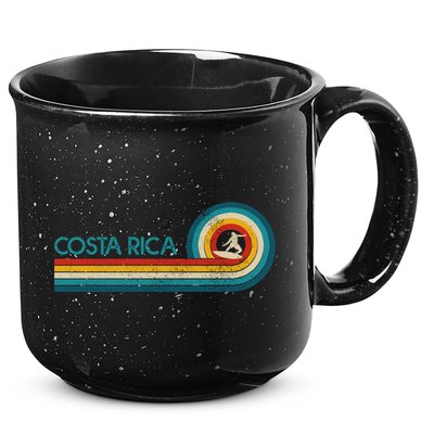 Costa Rica Surf Vintage Beach Surfer Surfing Gift Great Gift 15oz Campfire Ceramic Mug