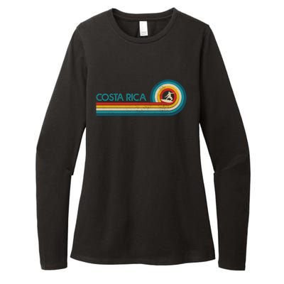 Costa Rica Surf Vintage Beach Surfer Surfing Gift Great Gift Womens CVC Long Sleeve Shirt