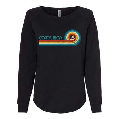 Costa Rica Surf Vintage Beach Surfer Surfing Gift Great Gift Womens California Wash Sweatshirt