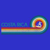 Costa Rica Surf Vintage Beach Surfer Surfing Gift Great Gift Button