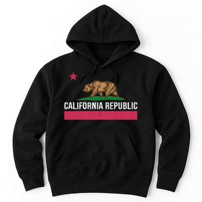 California Republic State Flag Funny Hoodie