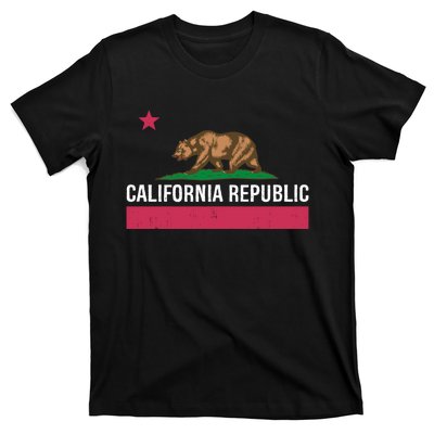 California Republic State Flag Funny T-Shirt