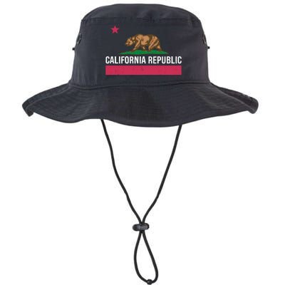 California Republic State Flag Funny Legacy Cool Fit Booney Bucket Hat