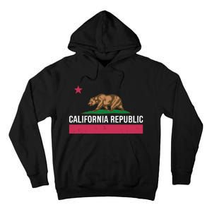 California Republic State Flag Funny Tall Hoodie