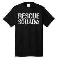 Cute Rescue Squad Distressed Animals Dog Cat Paw Heart Tall T-Shirt