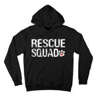 Cute Rescue Squad Distressed Animals Dog Cat Paw Heart Tall Hoodie