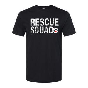 Cute Rescue Squad Distressed Animals Dog Cat Paw Heart Softstyle CVC T-Shirt