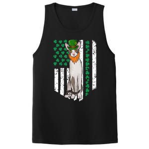 Cornish Rex St Patricks Day Irish American Flag Gift PosiCharge Competitor Tank