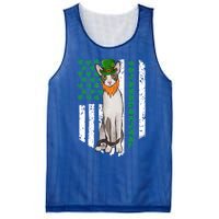 Cornish Rex St Patricks Day Irish American Flag Gift Mesh Reversible Basketball Jersey Tank