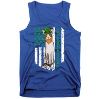 Cornish Rex St Patricks Day Irish American Flag Gift Tank Top