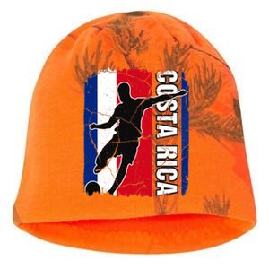 Costa Rican Soccer Team Costa Rica Flag Jersey Football Fans Kati - Camo Knit Beanie