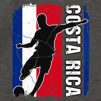 Costa Rican Soccer Team Costa Rica Flag Jersey Football Fans Vector Backpack