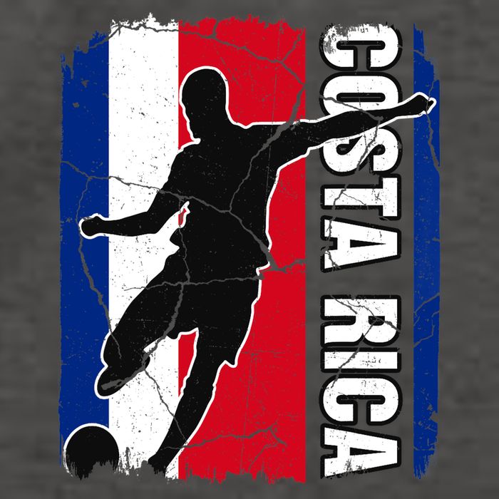 Costa Rican Soccer Team Costa Rica Flag Jersey Football Fans Vector Backpack