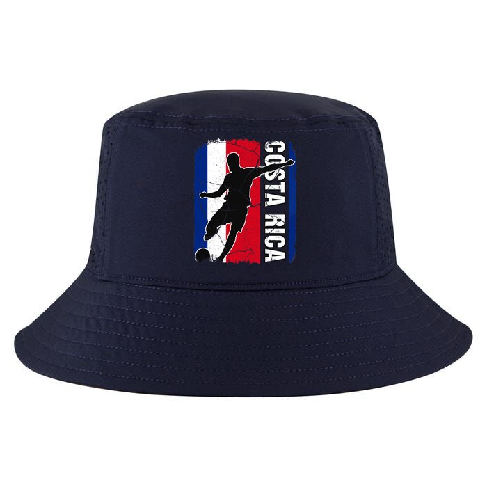 Costa Rican Soccer Team Costa Rica Flag Jersey Football Fans Cool Comfort Performance Bucket Hat