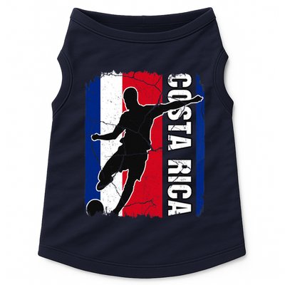 Costa Rican Soccer Team Costa Rica Flag Jersey Football Fans Doggie Tank