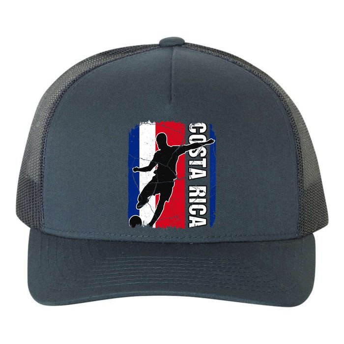 Costa Rican Soccer Team Costa Rica Flag Jersey Football Fans Yupoong Adult 5-Panel Trucker Hat