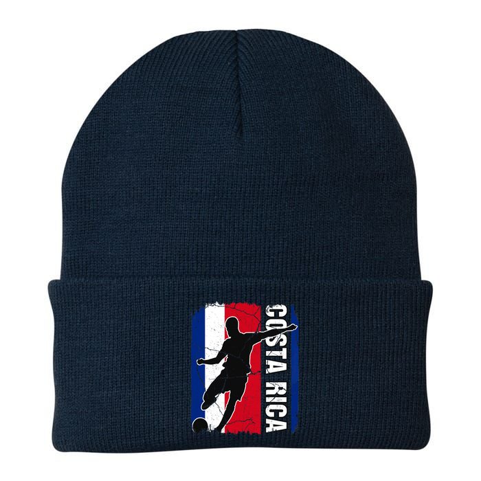 Costa Rican Soccer Team Costa Rica Flag Jersey Football Fans Knit Cap Winter Beanie