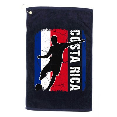 Costa Rican Soccer Team Costa Rica Flag Jersey Football Fans Golf Towel