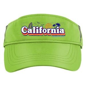 California Retro Summer Paradise Adult Drive Performance Visor