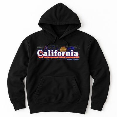 California Retro Summer Paradise Hoodie