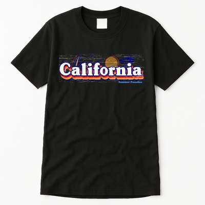 California Retro Summer Paradise Tall T-Shirt