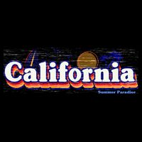 California Retro Summer Paradise Sustainable Bucket Hat
