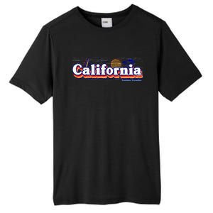 California Retro Summer Paradise Tall Fusion ChromaSoft Performance T-Shirt