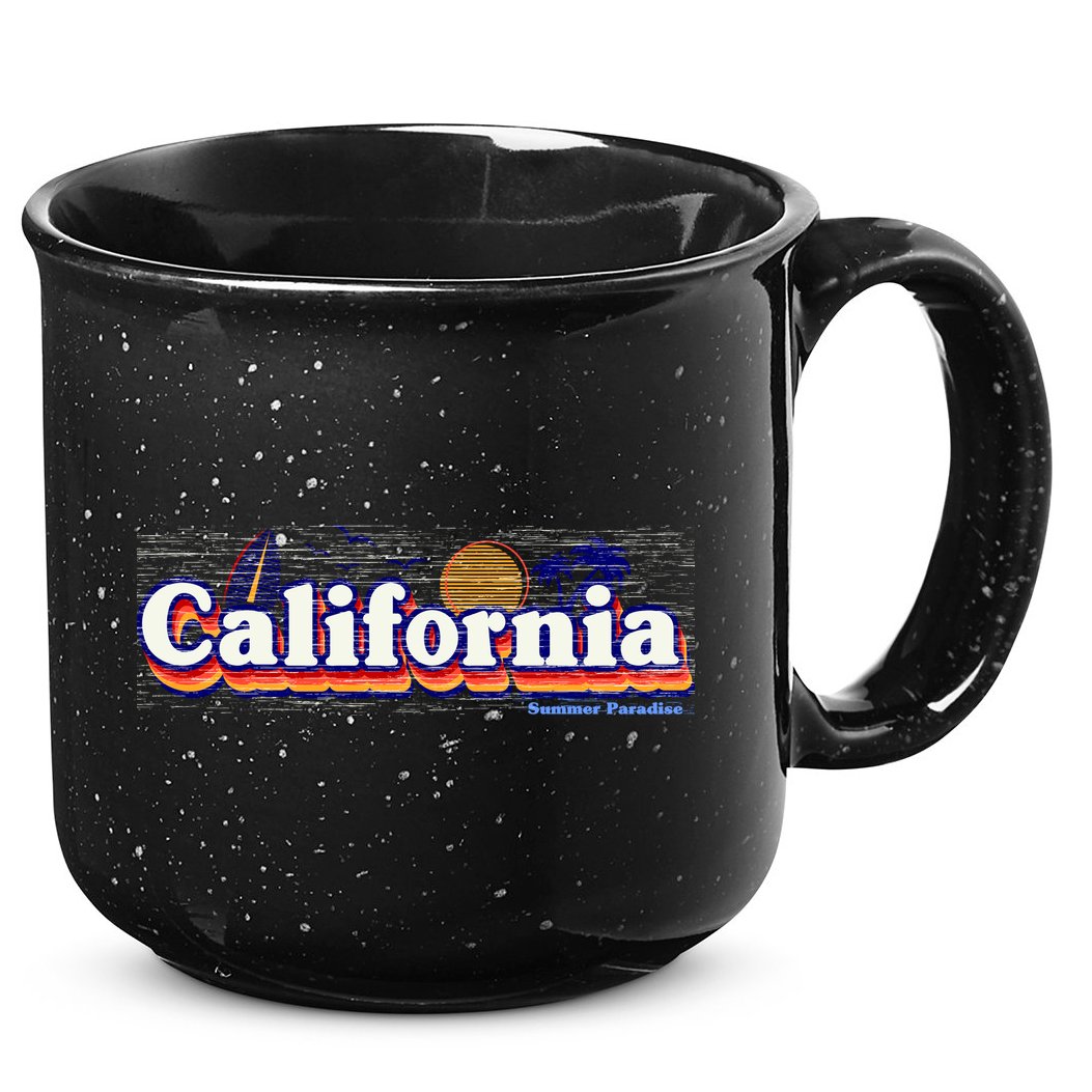 California Retro Summer Paradise 15oz Campfire Ceramic Mug