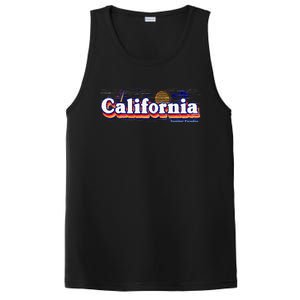 California Retro Summer Paradise PosiCharge Competitor Tank