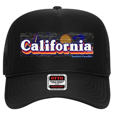 California Retro Summer Paradise Trucker Hat