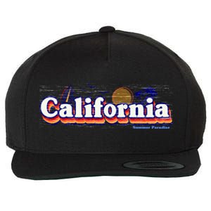 California Retro Summer Paradise Wool Snapback Cap