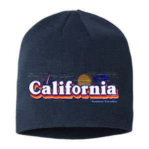 California Retro Summer Paradise Sustainable Beanie