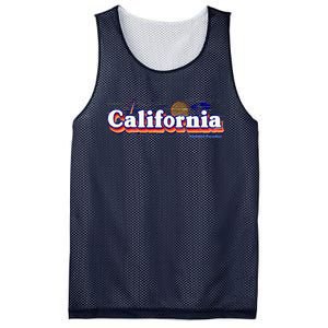 California Retro Summer Paradise Mesh Reversible Basketball Jersey Tank