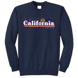 California Retro Summer Paradise Tall Sweatshirt