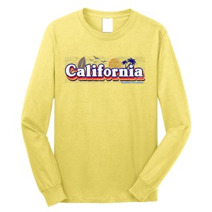 California Retro Summer Paradise Long Sleeve Shirt