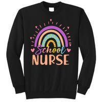 Cute Rainbow School Nurse Tall Sweatshirt