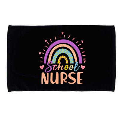 Cute Rainbow School Nurse Microfiber Hand Towel