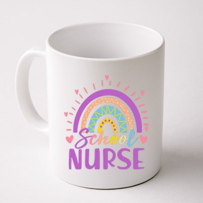 Cute Rainbow School Nurse Coffee Mug