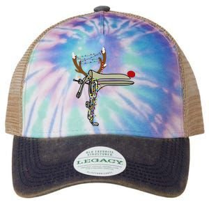 Christmas Reindeer Speculum Nurse OBGYN Obstetrics Doula Legacy Tie Dye Trucker Hat