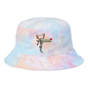 Christmas Reindeer Speculum Nurse OBGYN Obstetrics Doula Tie Dye Newport Bucket Hat