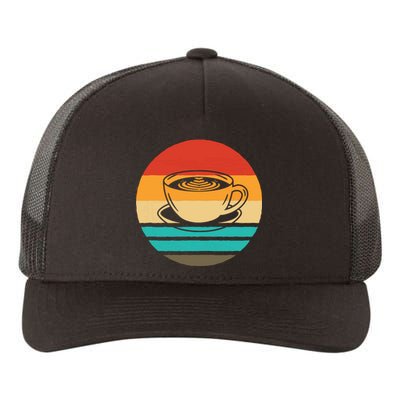 Coffee Retro Style Vintage Yupoong Adult 5-Panel Trucker Hat