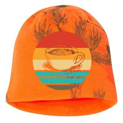 Coffee Retro Style Vintage Kati - Camo Knit Beanie