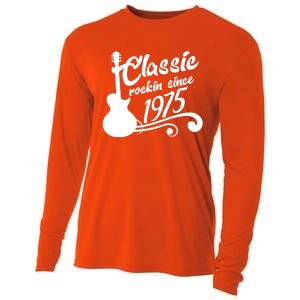 Classic Rockin Since 1975 50th Birthday Cooling Performance Long Sleeve Crew