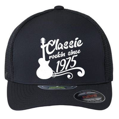 Classic Rockin Since 1975 50th Birthday Flexfit Unipanel Trucker Cap