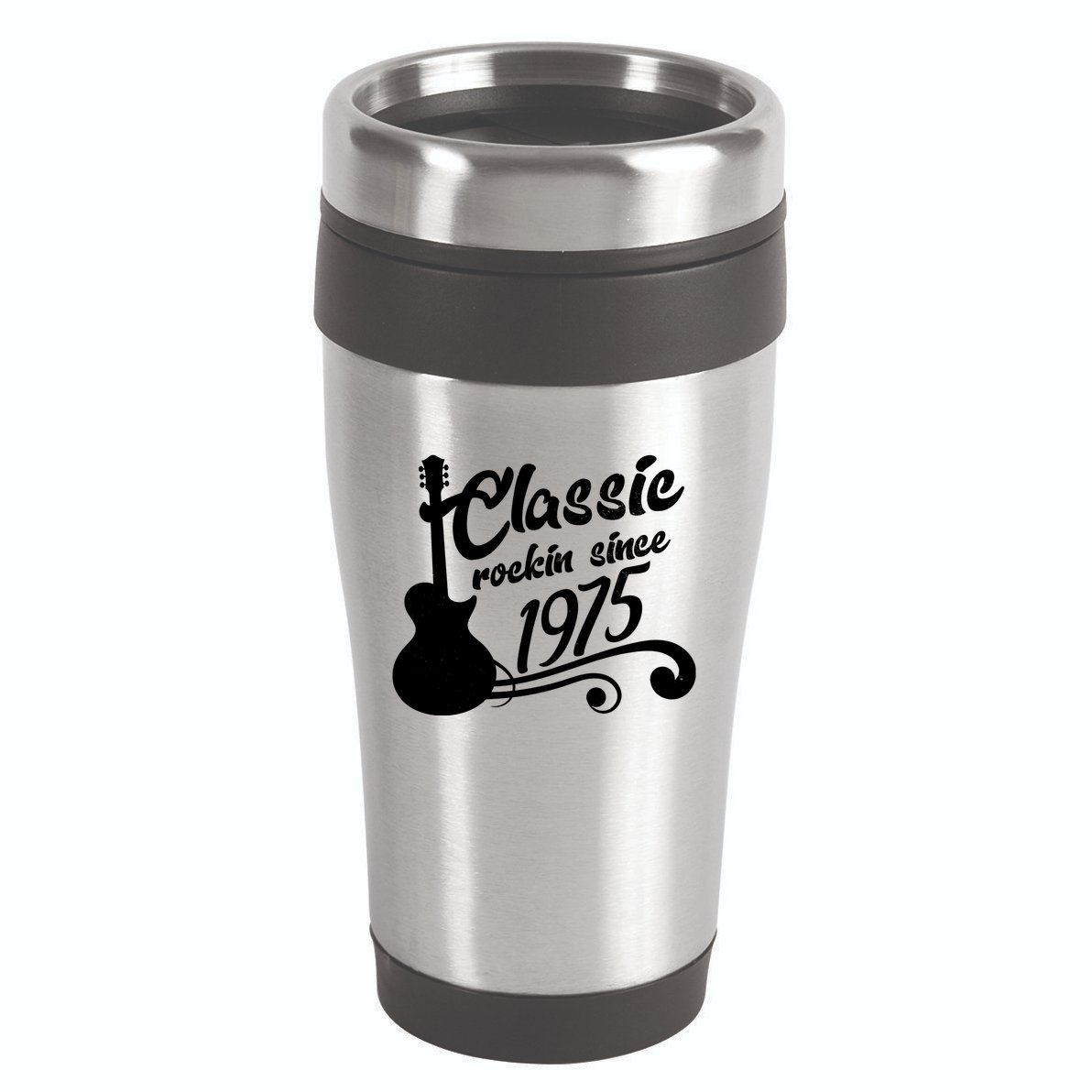 Classic Rockin Since 1975 50th Birthday 16oz Travel Tumbler