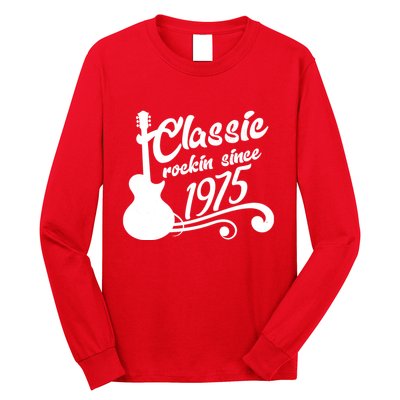 Classic Rockin Since 1975 50th Birthday Long Sleeve Shirt