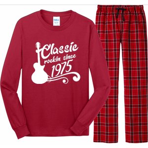 Classic Rockin Since 1975 50th Birthday Long Sleeve Pajama Set